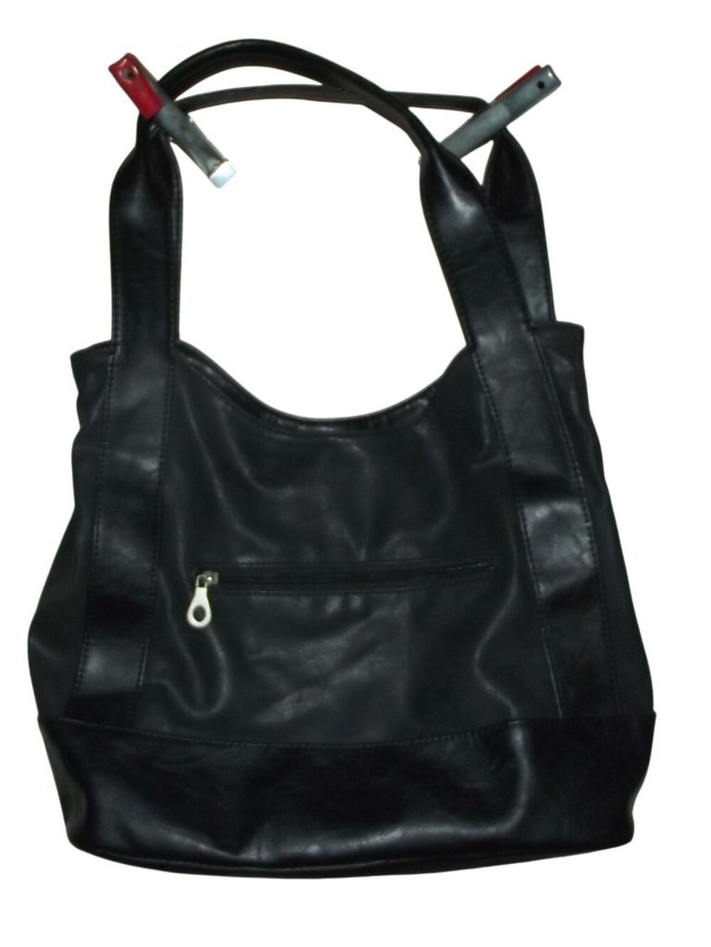 Relic by Fossil Shoulder Bag Black Leather Hobo Purse